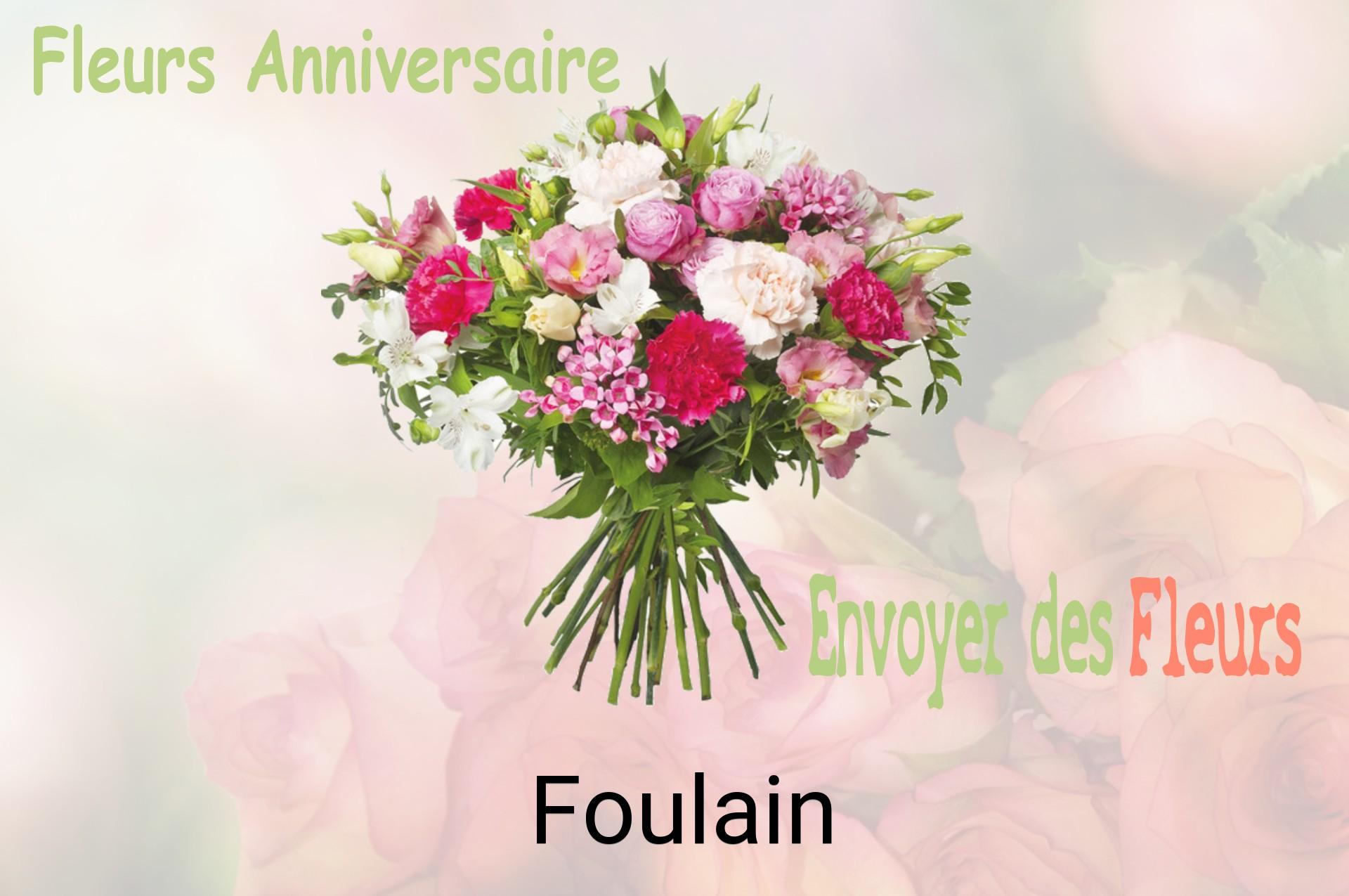 Bouquet de fleurs d’anniversaire livré à Foulain