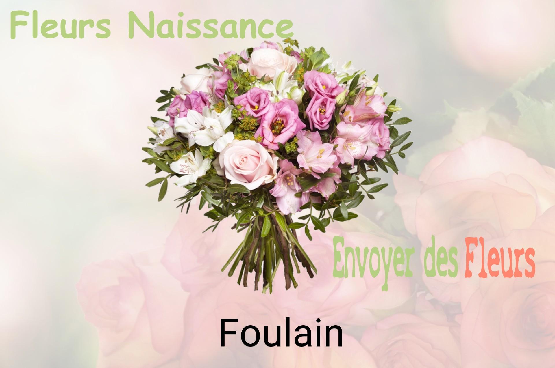 Bouquet de fleurs de naissance livré à Foulain
